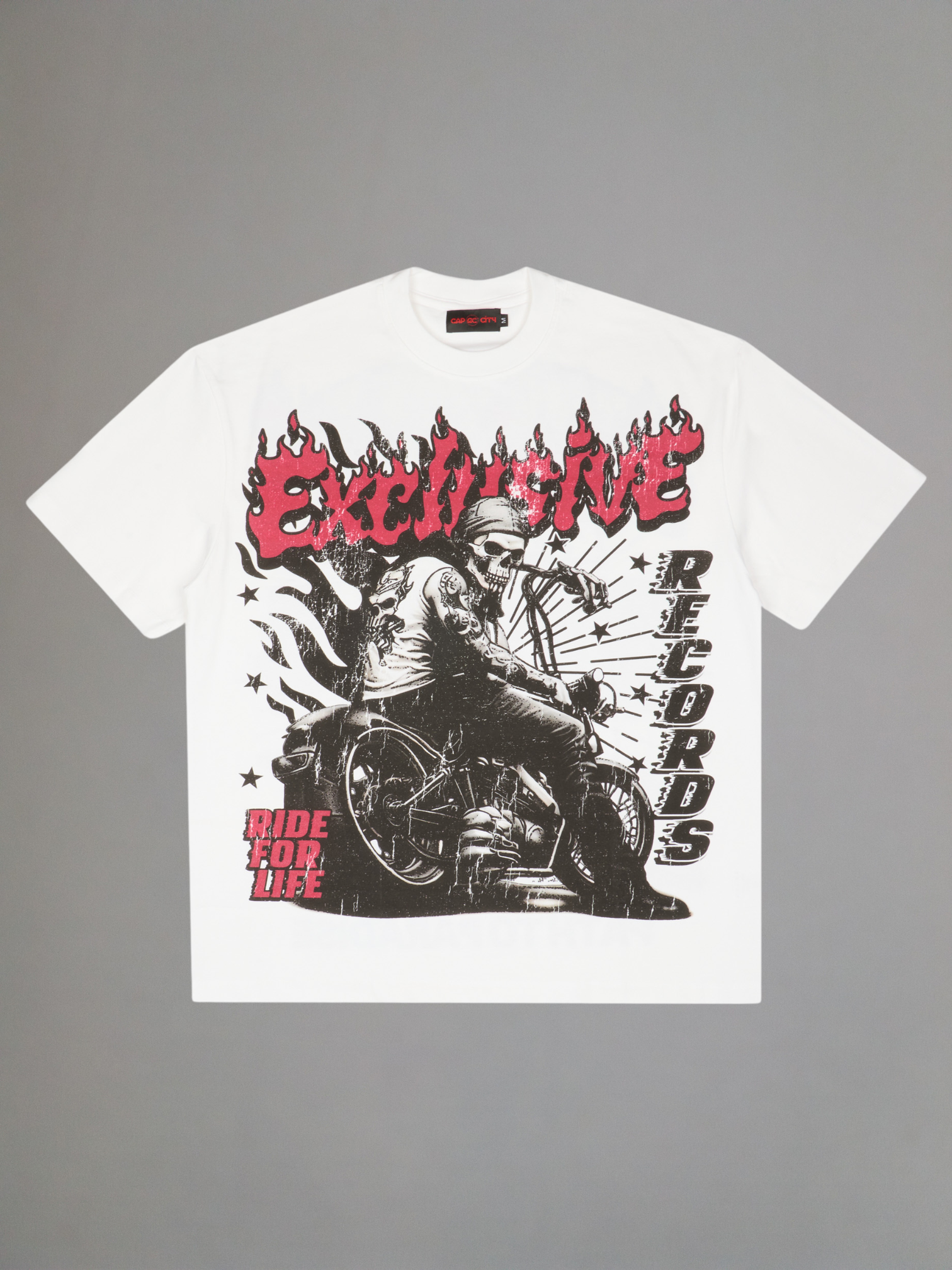 EXCLUSIVE CLUB WHITE RIDE FOR LIFE TEE