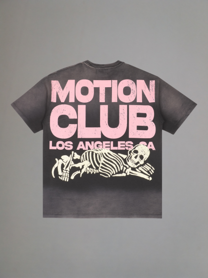 EXCLUSIVE CLUB BLACK ACID "EXCLUSIVE MOTION CLUB" TEE