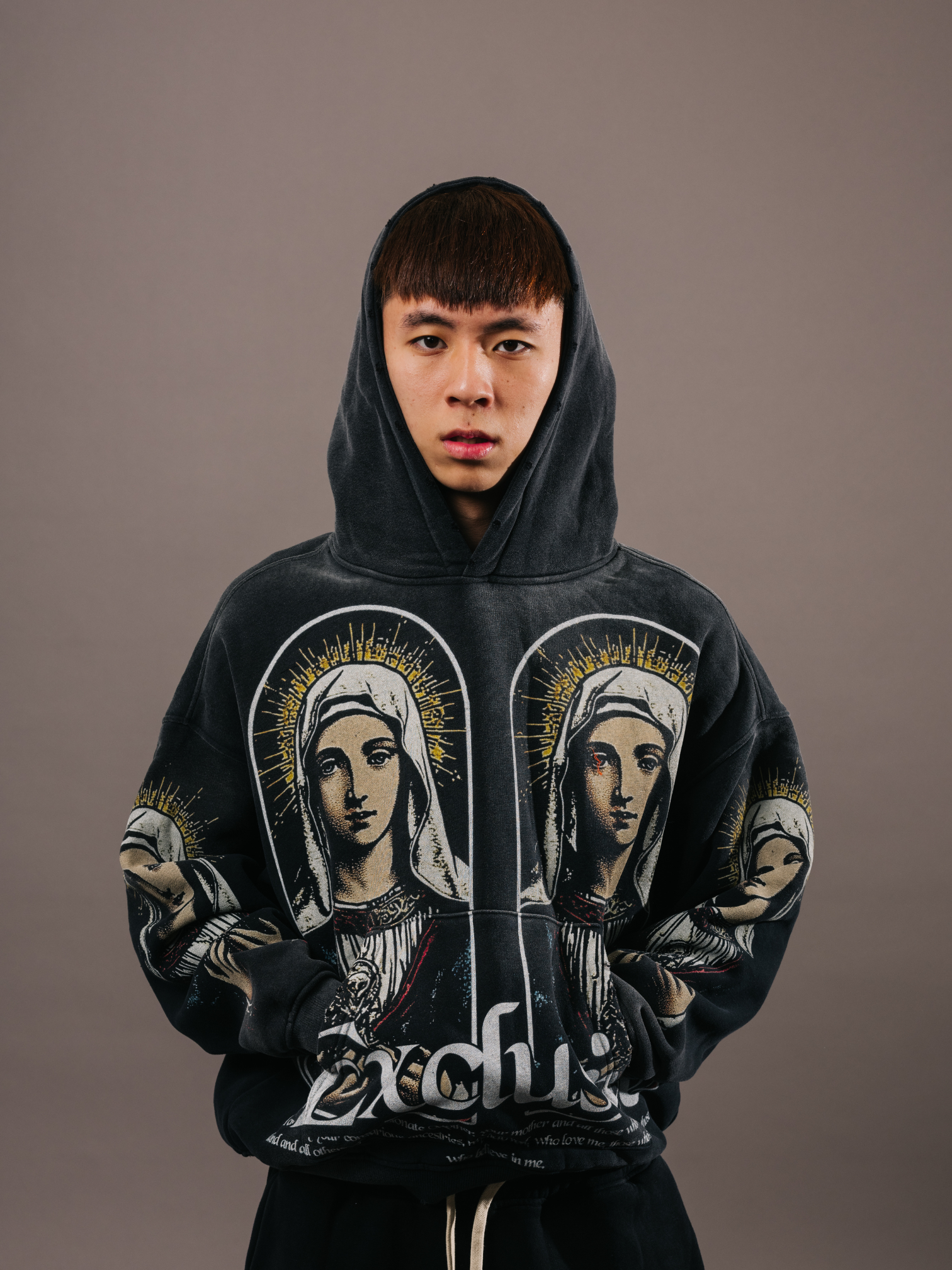 EXCLUSIVE CLUB VIRGEN MARY HOODIE