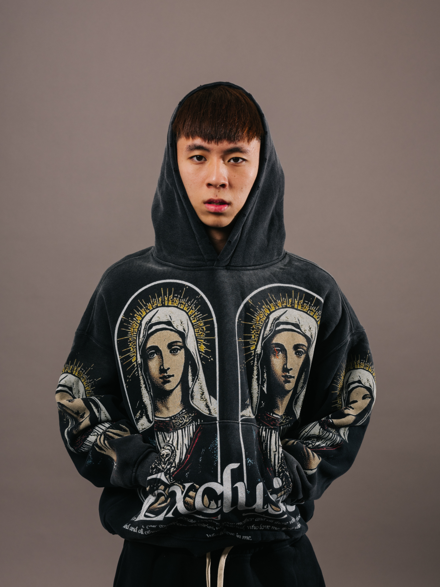 EXCLUSIVE CLUB VIRGEN MARY HOODIE