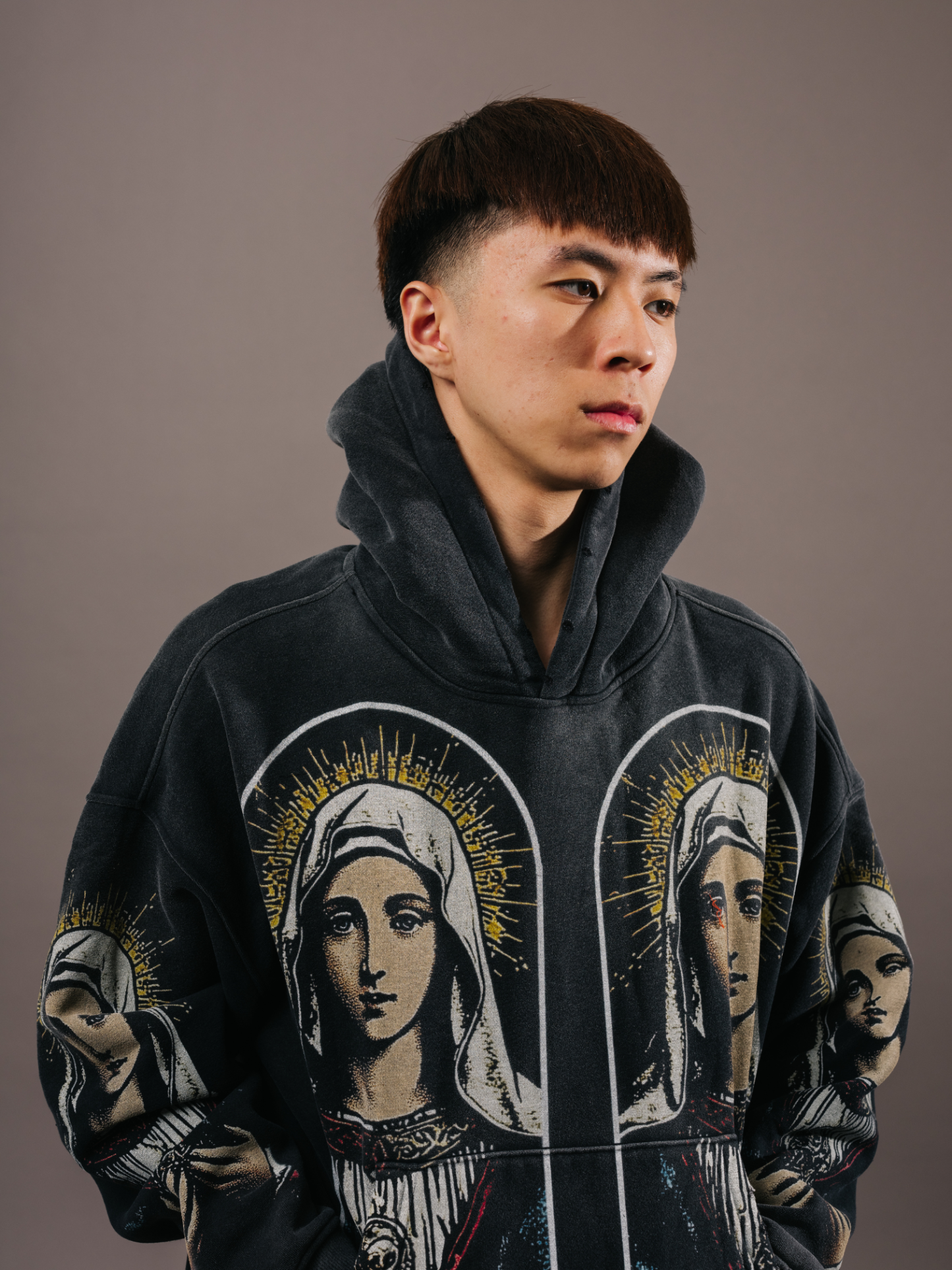 EXCLUSIVE CLUB VIRGEN MARY HOODIE