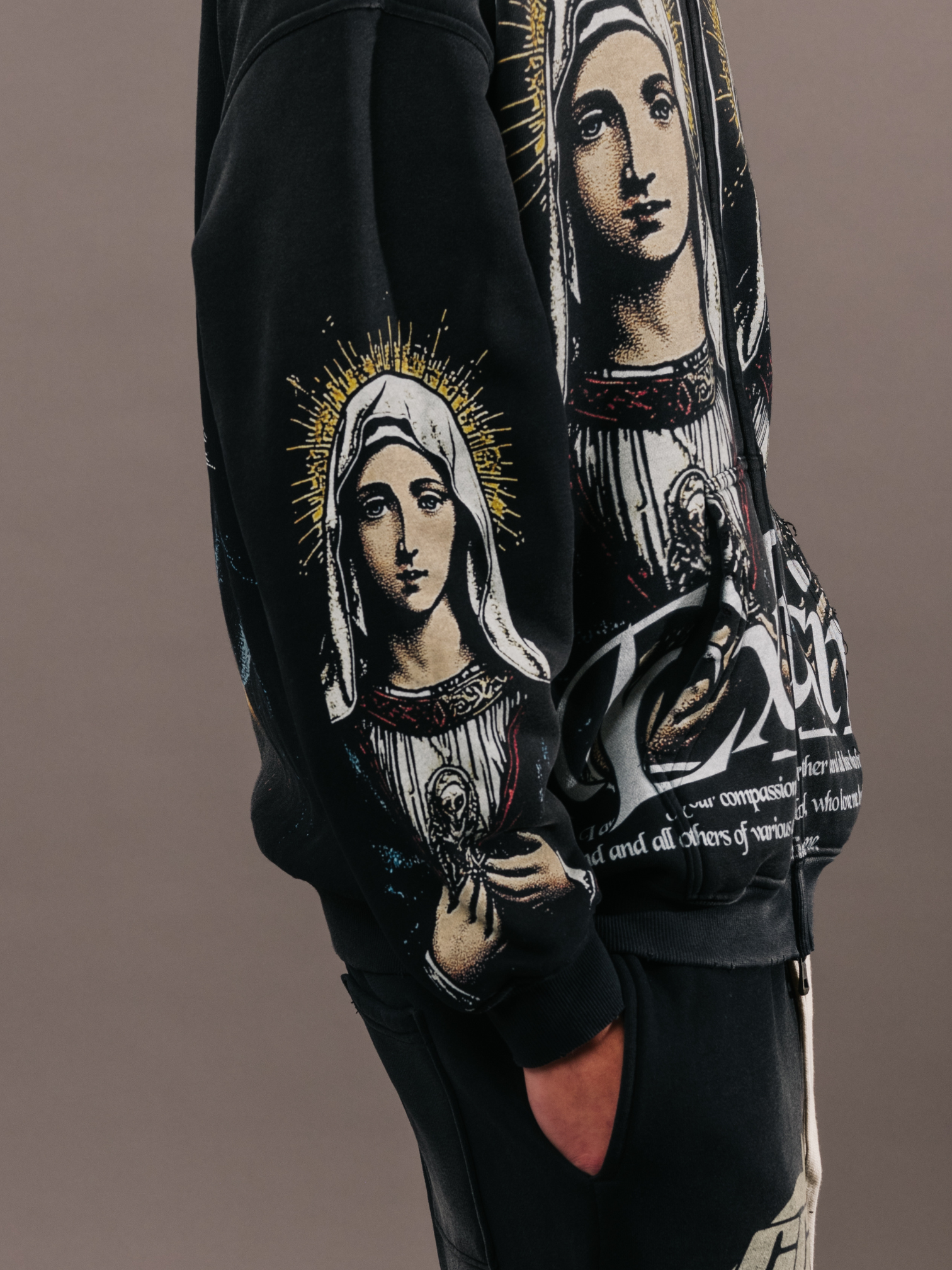 EXCLUSIVE CLUB VIRGEN MARY HOODIE