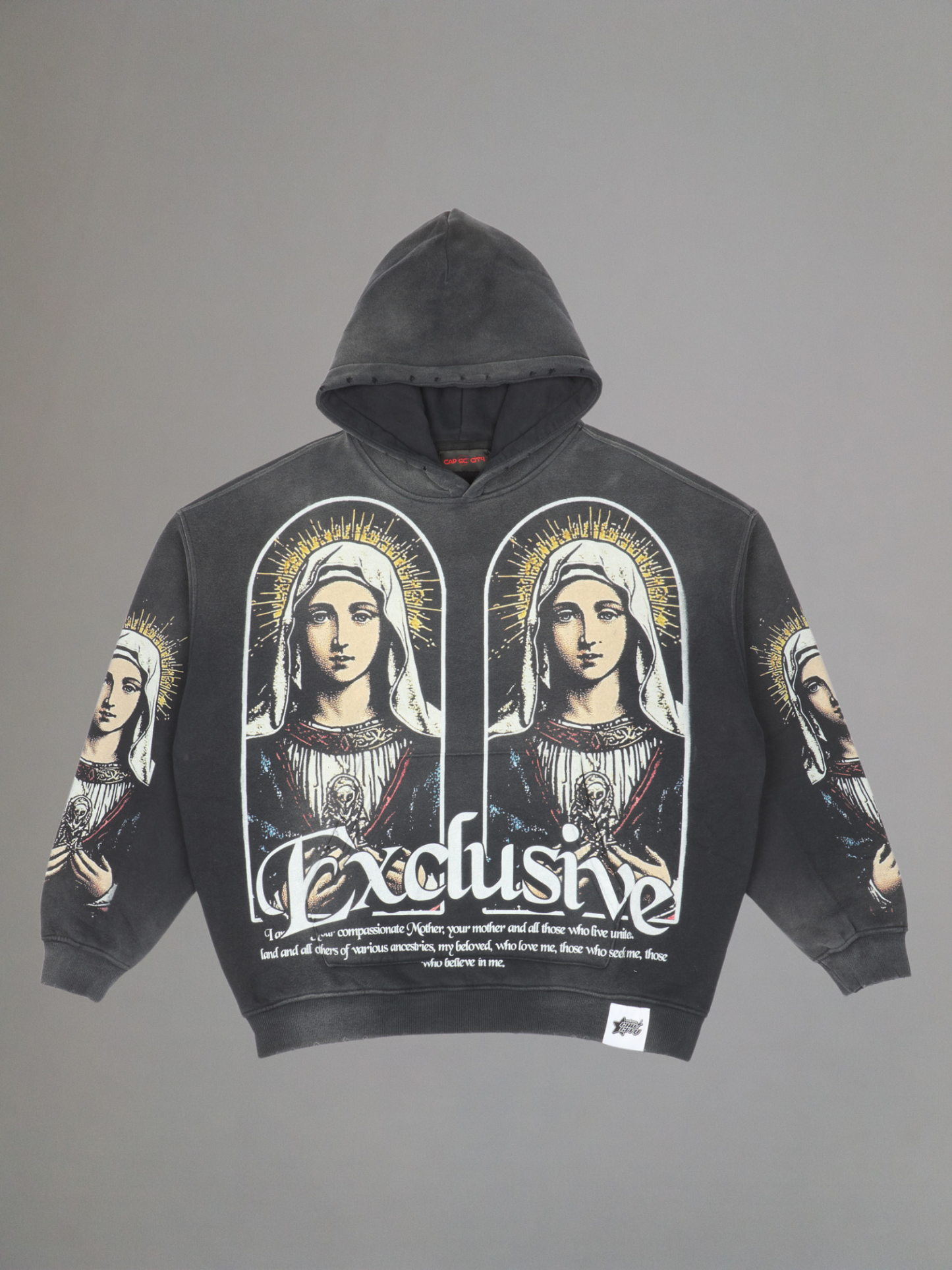 EXCLUSIVE CLUB VIRGEN MARY HOODIE