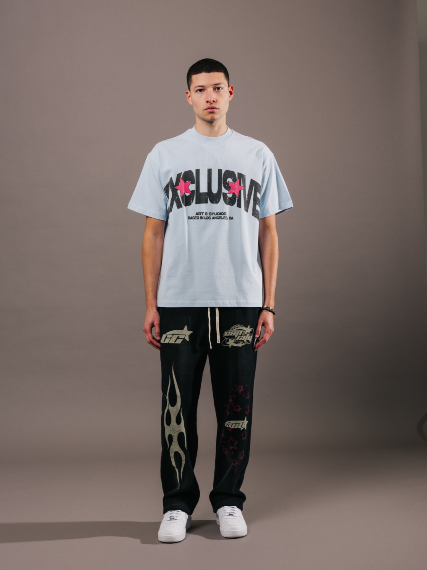 EXCLUSIVE CLUB SKY BLUE PRETTY GIRLS LOVE THE CITY OVERSIZED TEE