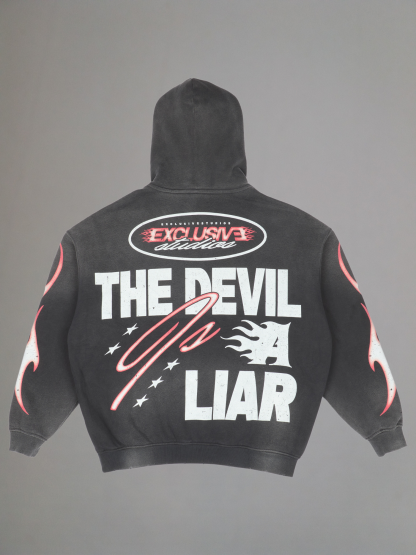 EXCLUSIVE CLUB THE DEVIL IS A LIAR HOODIE