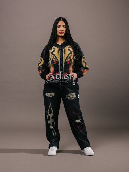 EXCLUSIVE CLUB VIRGENCITA ZIP UP HOODIE