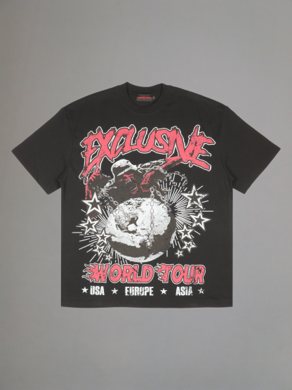 EXCLUSIVE CLUB BLACK WORLD TOUR TEE