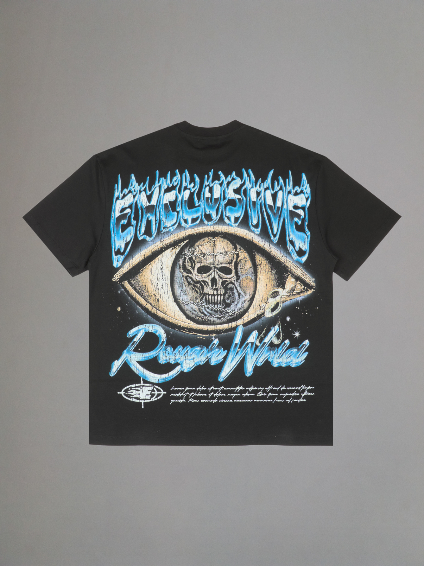 EXCLUSIVE CLUB BLACK ROUGH WORLD TEE