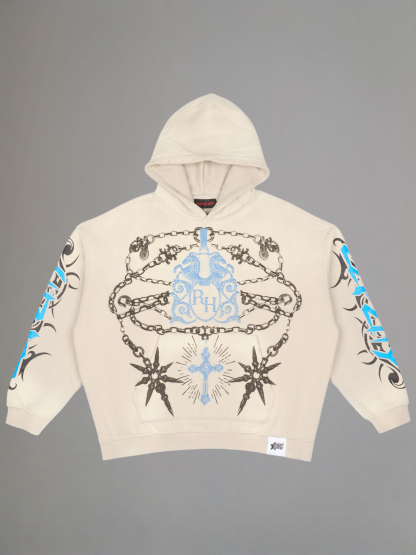 EXCLUSIVE CLUB x RANCHO HUMILDE GRAY HOODIE