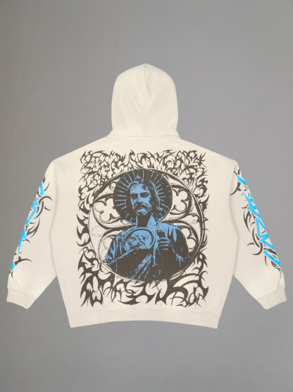 EXCLUSIVE CLUB x RANCHO HUMILDE GRAY HOODIE