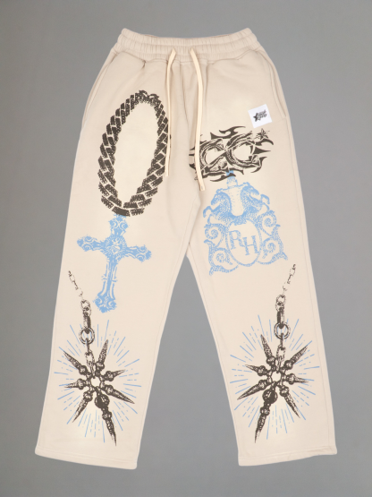 EXCLUSIVE CLUB x RANCHO HUMILDE GRAY SWEATS