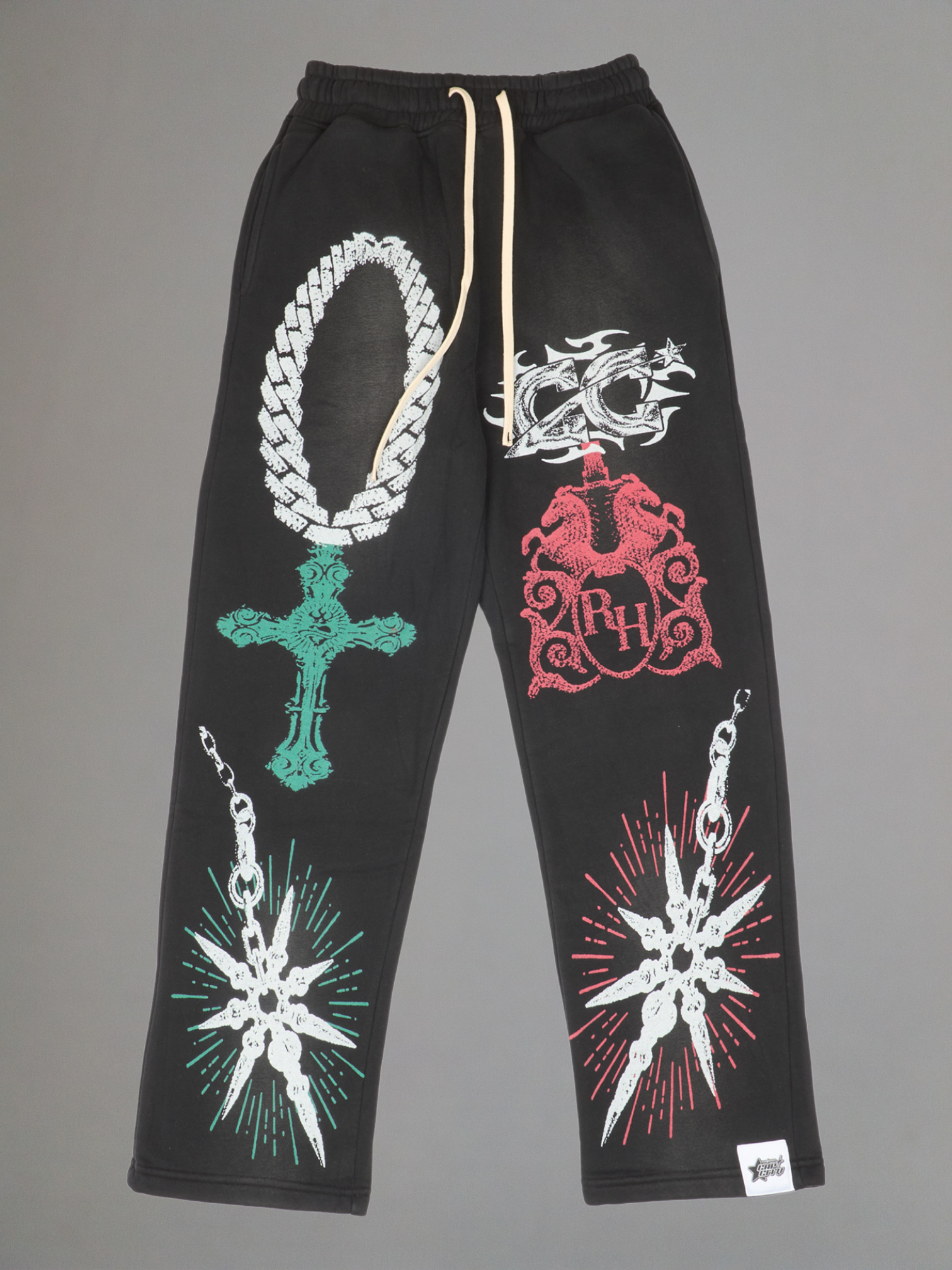 EXCLUSIVE CLUB x RANCHO HUMILDE BLACK/MEXICO COLORS SWEATS