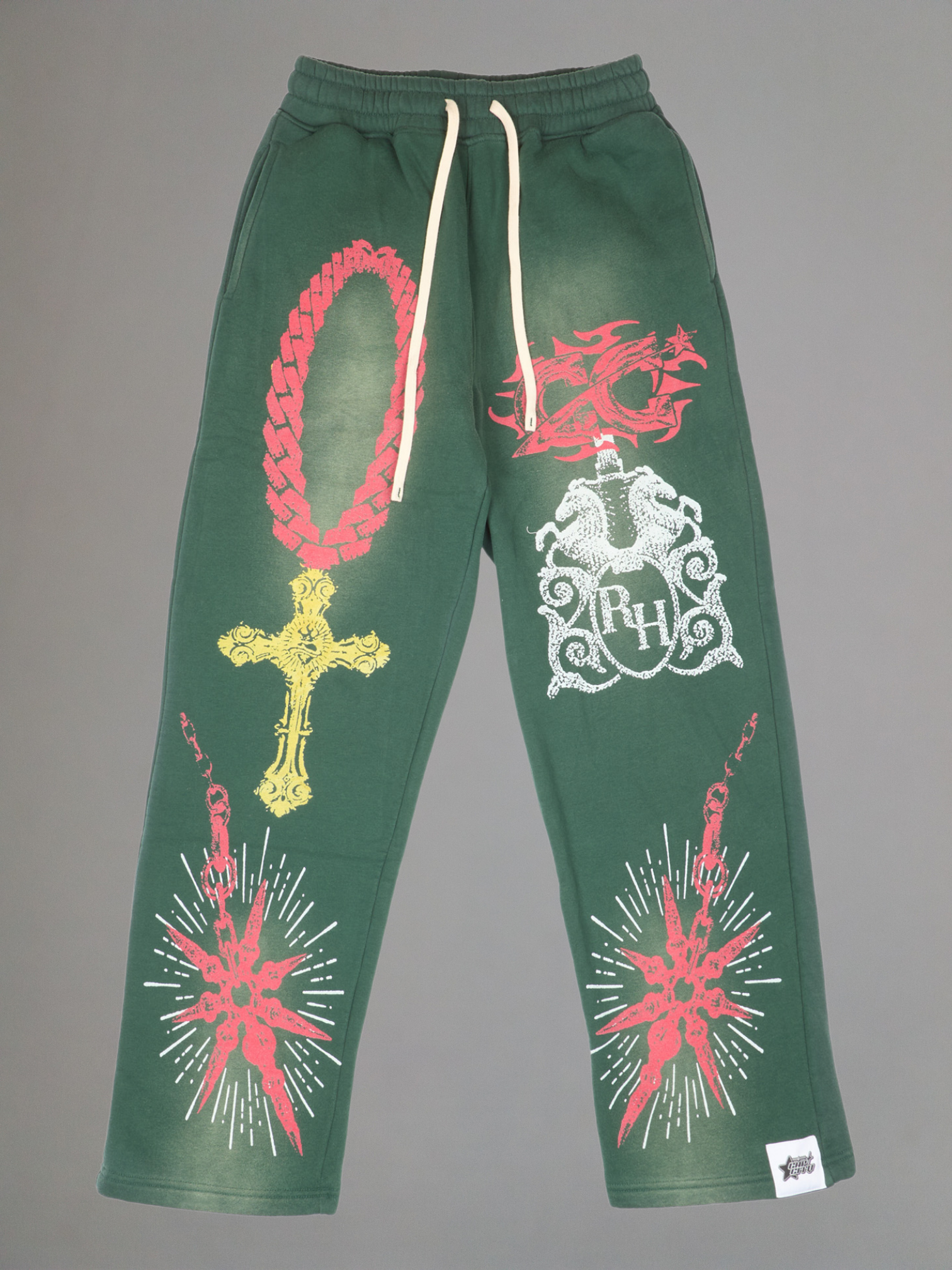 EXCLUSIVE CLUB x RANCHO HUMILDE GREEN SWEATS