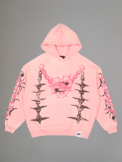 EXCLUSIVE CLUB CAP CITY VIRGENCITA HOODIE - PINK