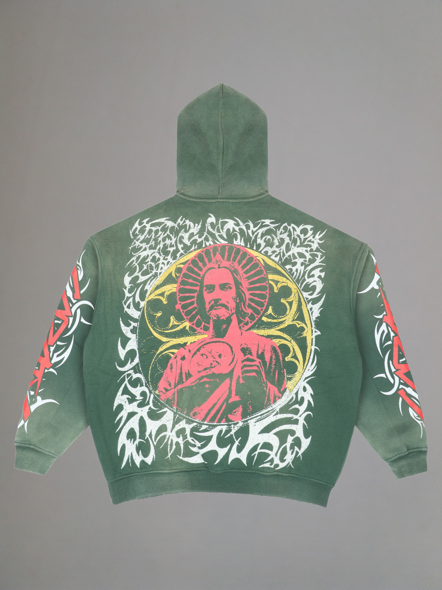EXCLUSIVE CLUB x RANCHO HUMILDE GREEN HOODIE