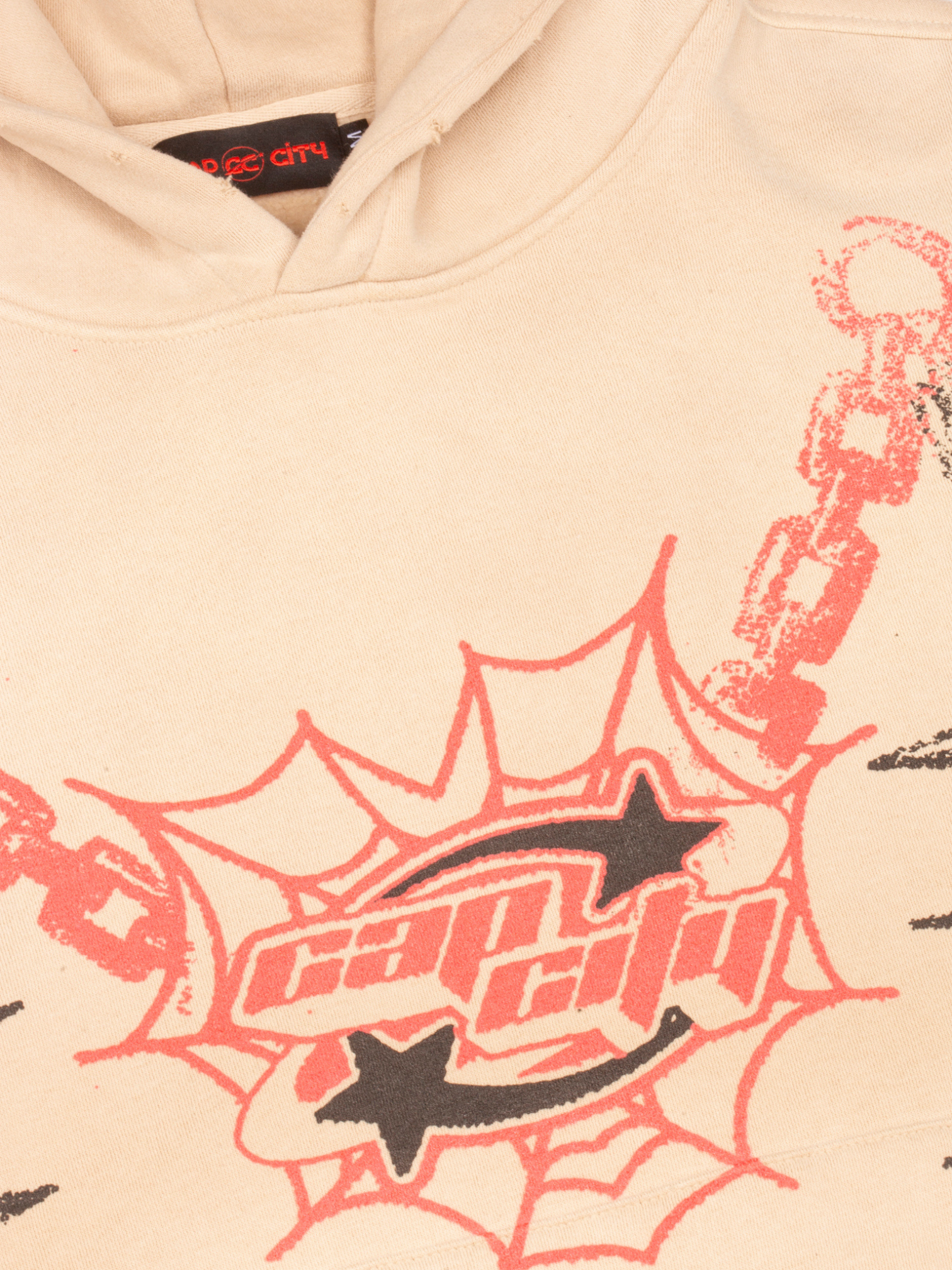 EXCLUSIVE CLUB CAP CITY VIRGENCITA HOODIE - CREAM
