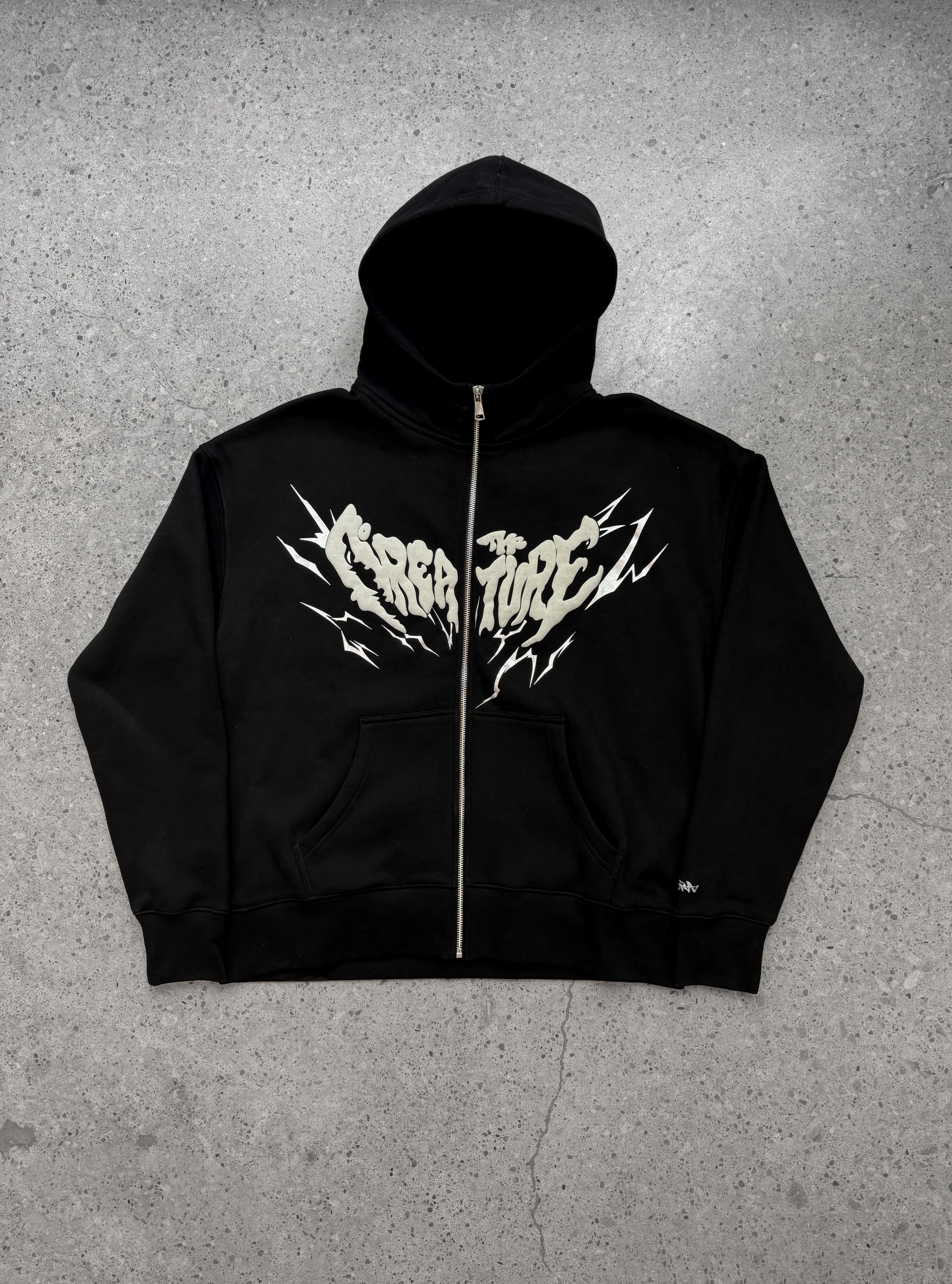 "Creature" Zip-Up Hoodie