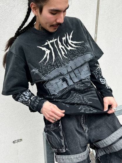 "Attack" Long-sleeve