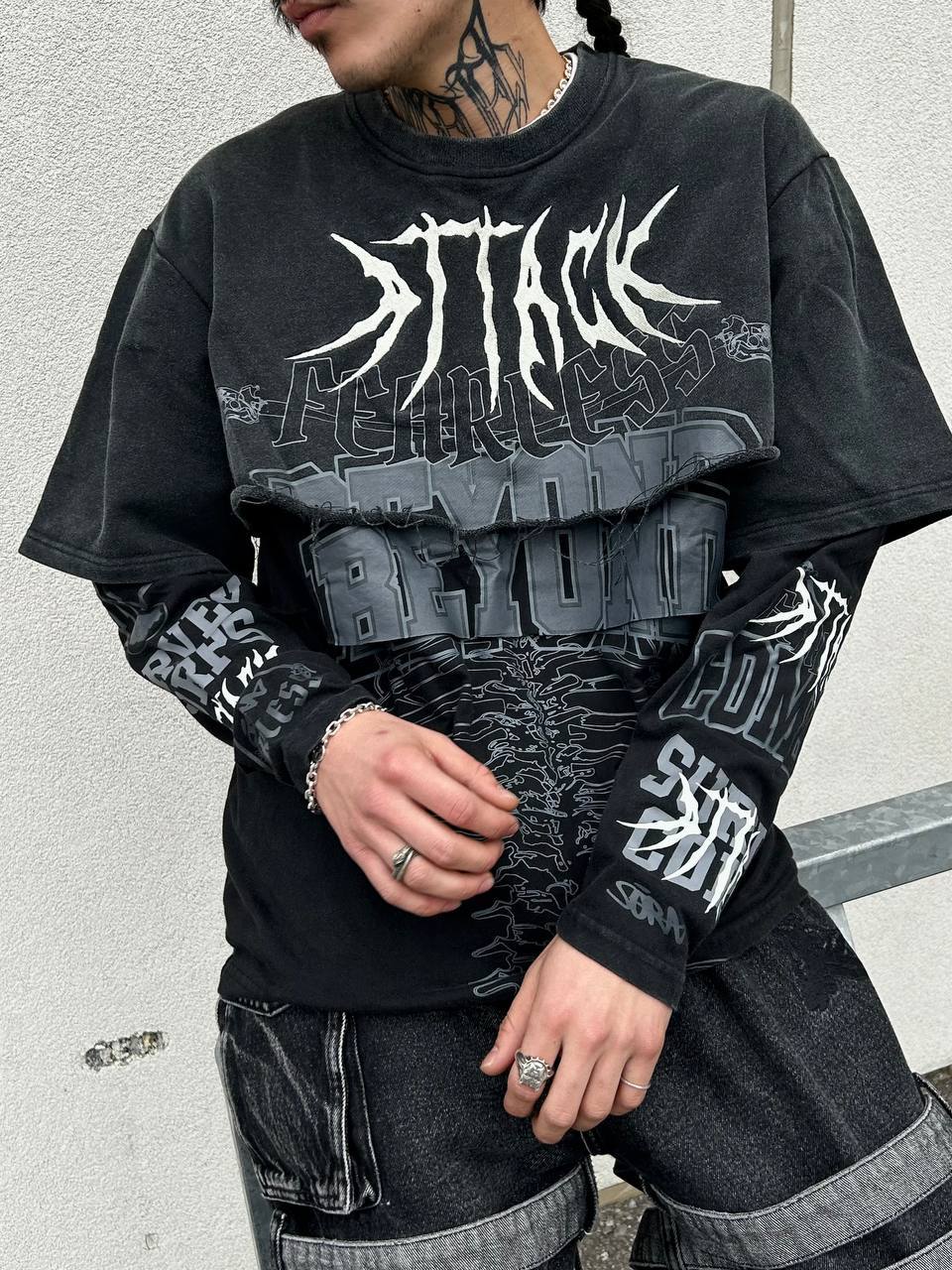 "Attack" Long-sleeve