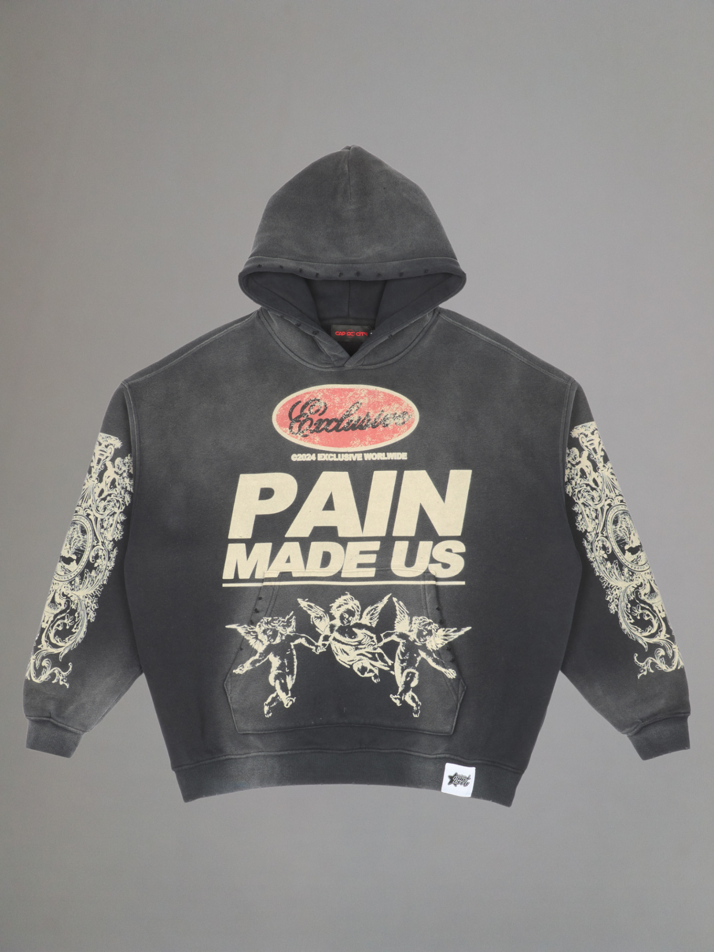 EXCLUSIVE CLUB BLACK PAIN MADE US HOODIE