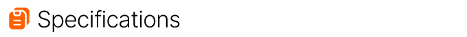 Specifications