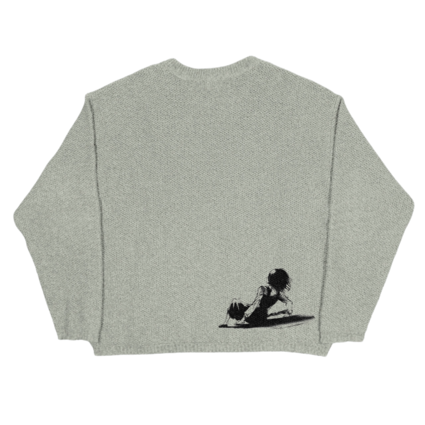 "Rumbling" Knit Gray