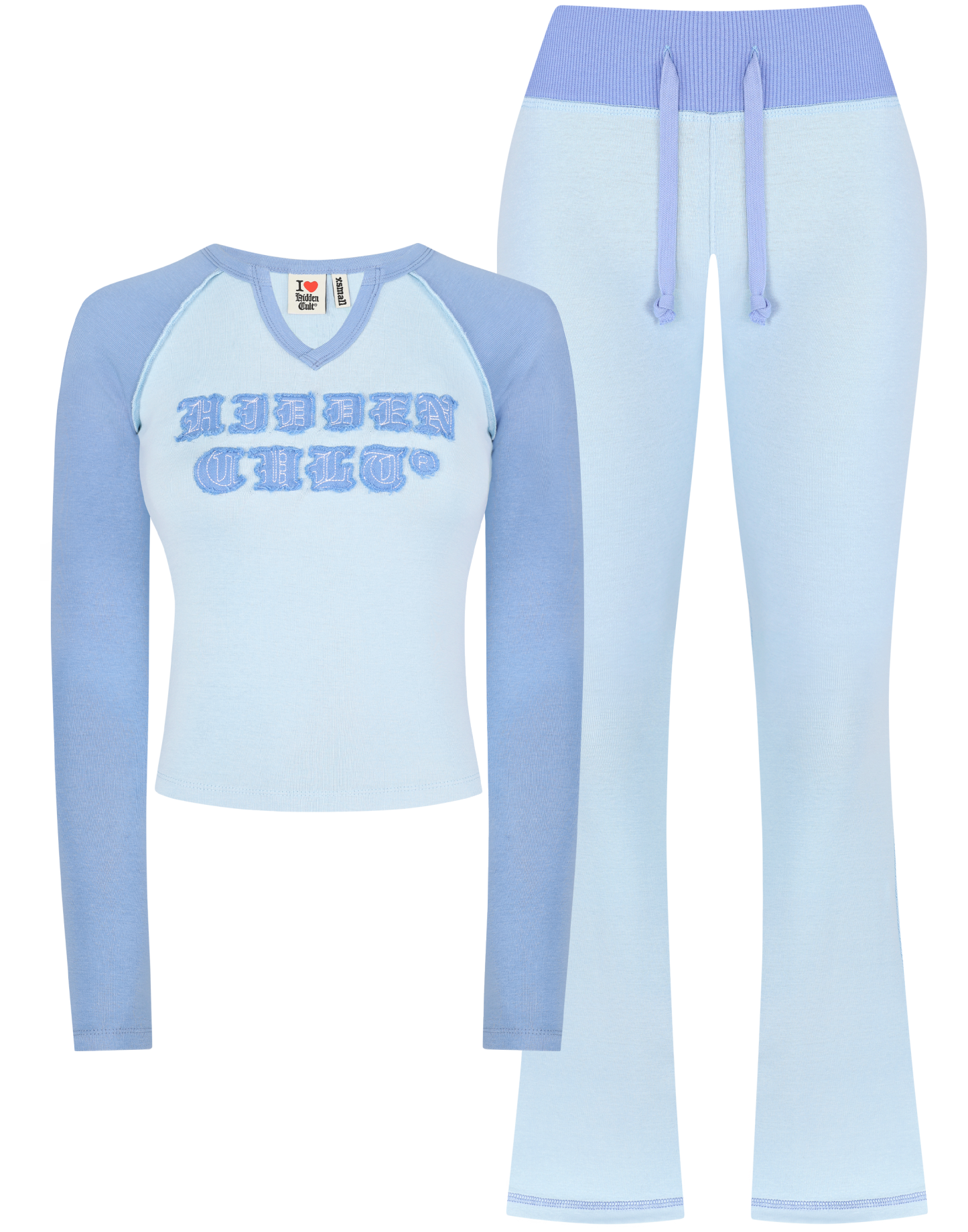 Azure Longsleeve Raglan Set