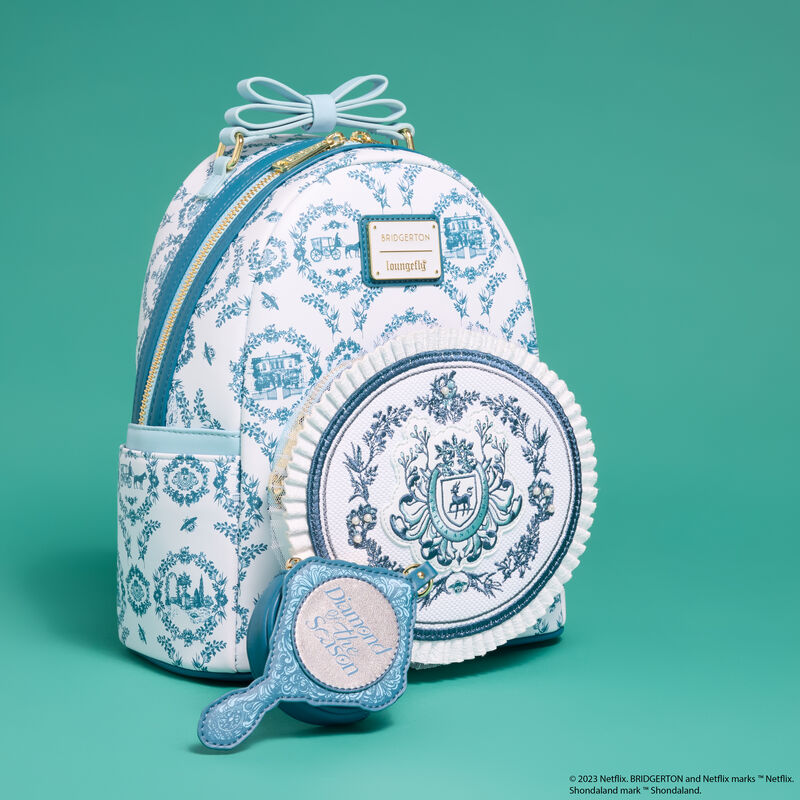 Loungefly x Bridgerton Exclusive Diamond of the Season Mini Backpack