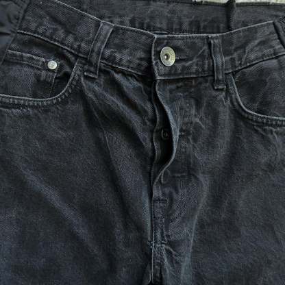 [Copy][Copy][Copy][Copy][Copy][Copy][Copy]Wide-leg patchwork high jeans