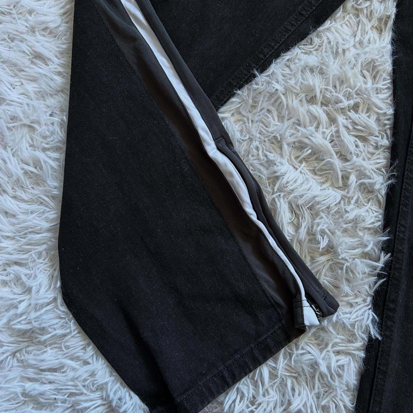 [Copy][Copy][Copy][Copy][Copy][Copy][Copy][Copy]Wide-leg patchwork high jeans