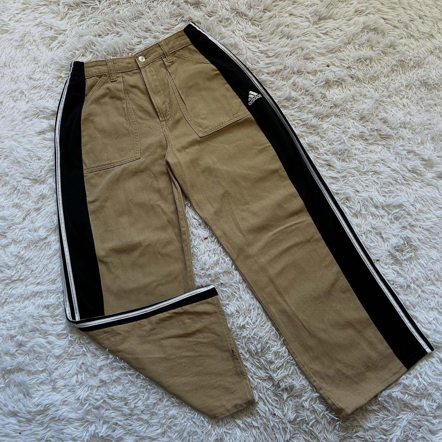 [Copy][Copy][Copy][Copy][Copy][Copy][Copy][Copy][Copy]Wide-leg patchwork high jeans