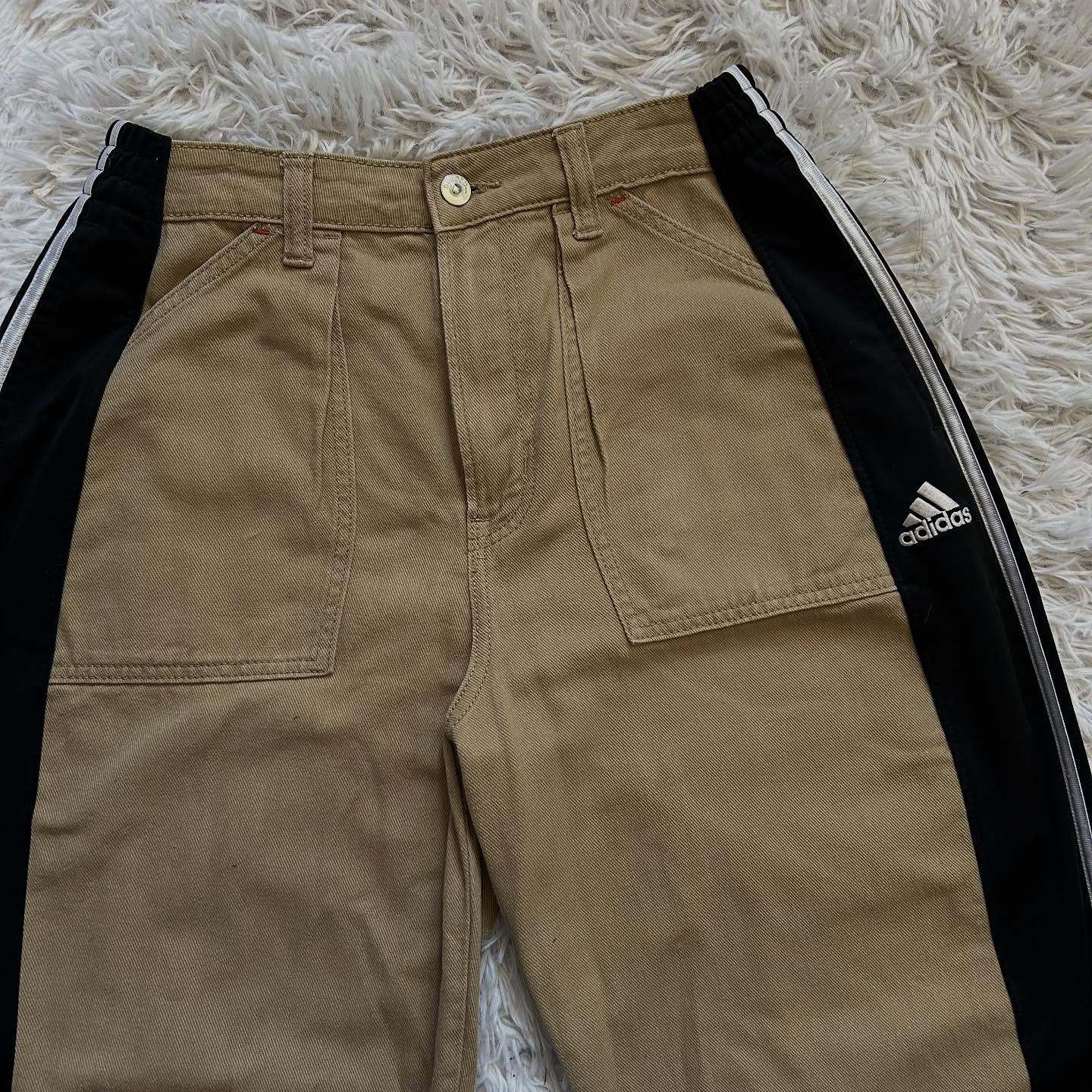 [Copy][Copy][Copy][Copy][Copy][Copy][Copy][Copy][Copy]Wide-leg patchwork high jeans