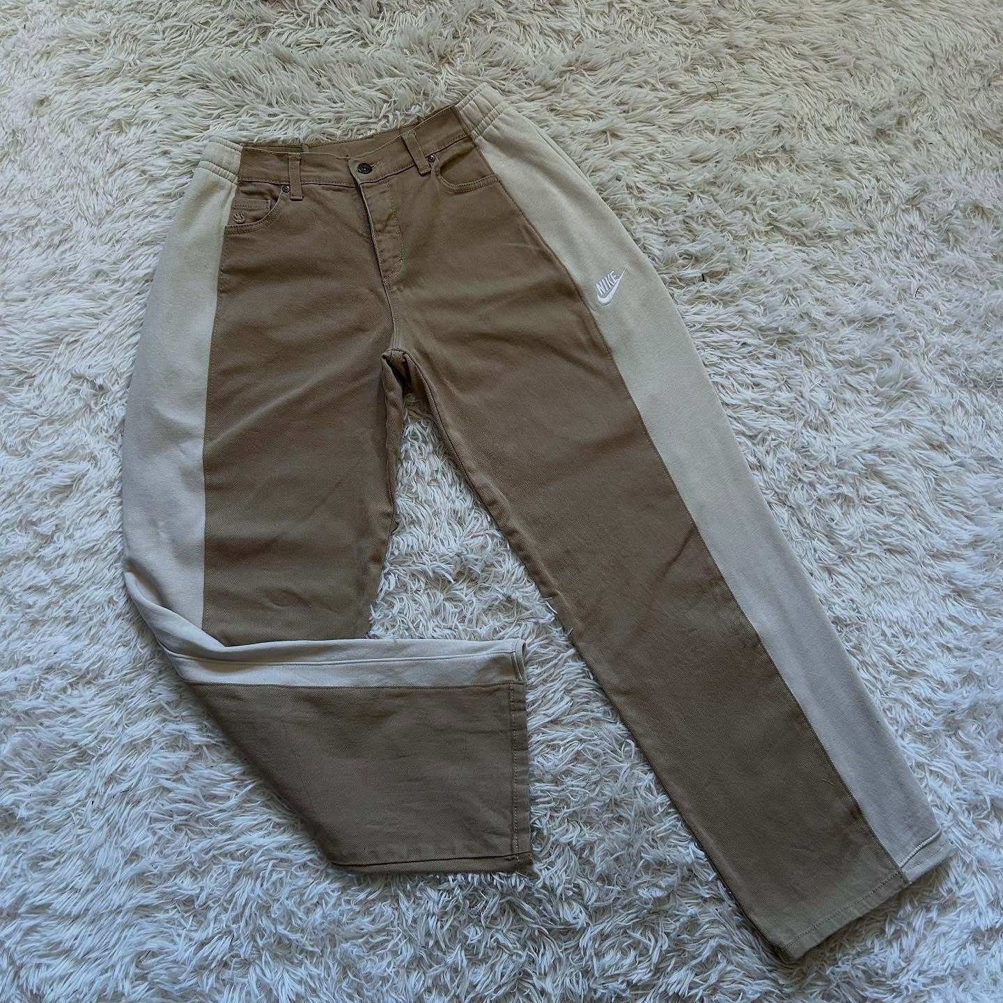 [Copy][Copy][Copy][Copy][Copy][Copy][Copy][Copy][Copy][Copy][Copy]Wide-leg patchwork high jeans