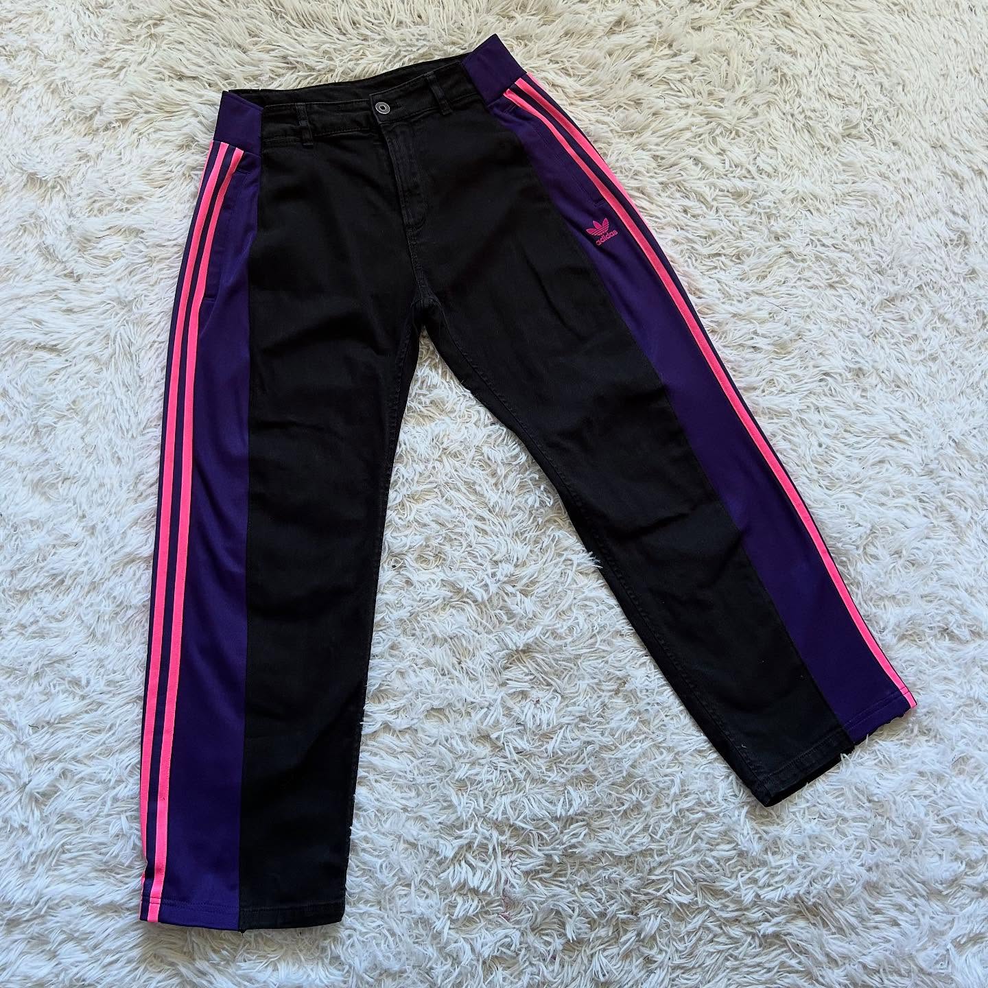 [Copy][Copy][Copy][Copy][Copy][Copy][Copy][Copy][Copy][Copy][Copy][Copy][Copy][Copy]Wide-leg patchwork high jeans