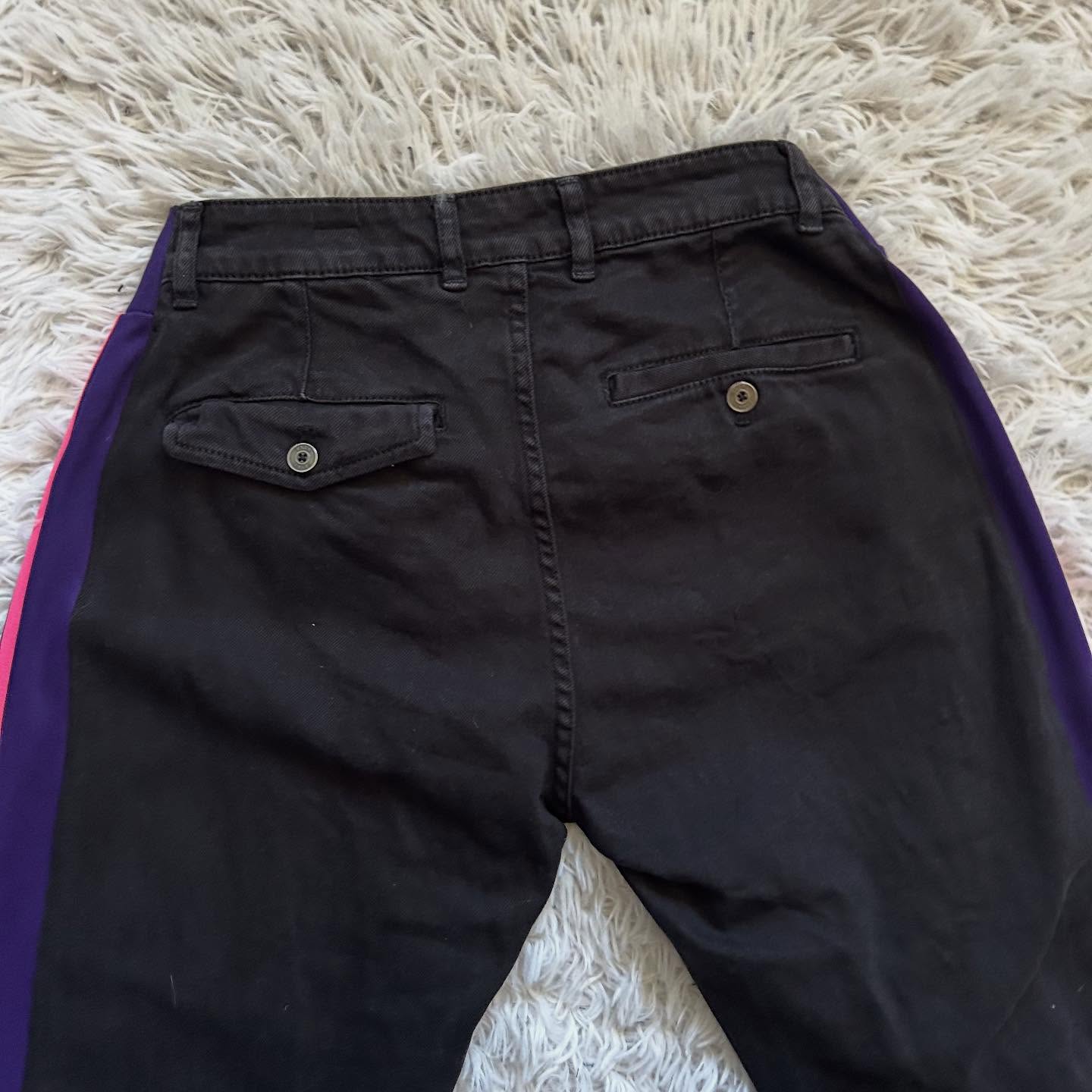 [Copy][Copy][Copy][Copy][Copy][Copy][Copy][Copy][Copy][Copy][Copy][Copy][Copy][Copy]Wide-leg patchwork high jeans