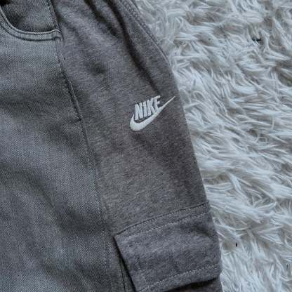 Wide-leg patchwork high jeans