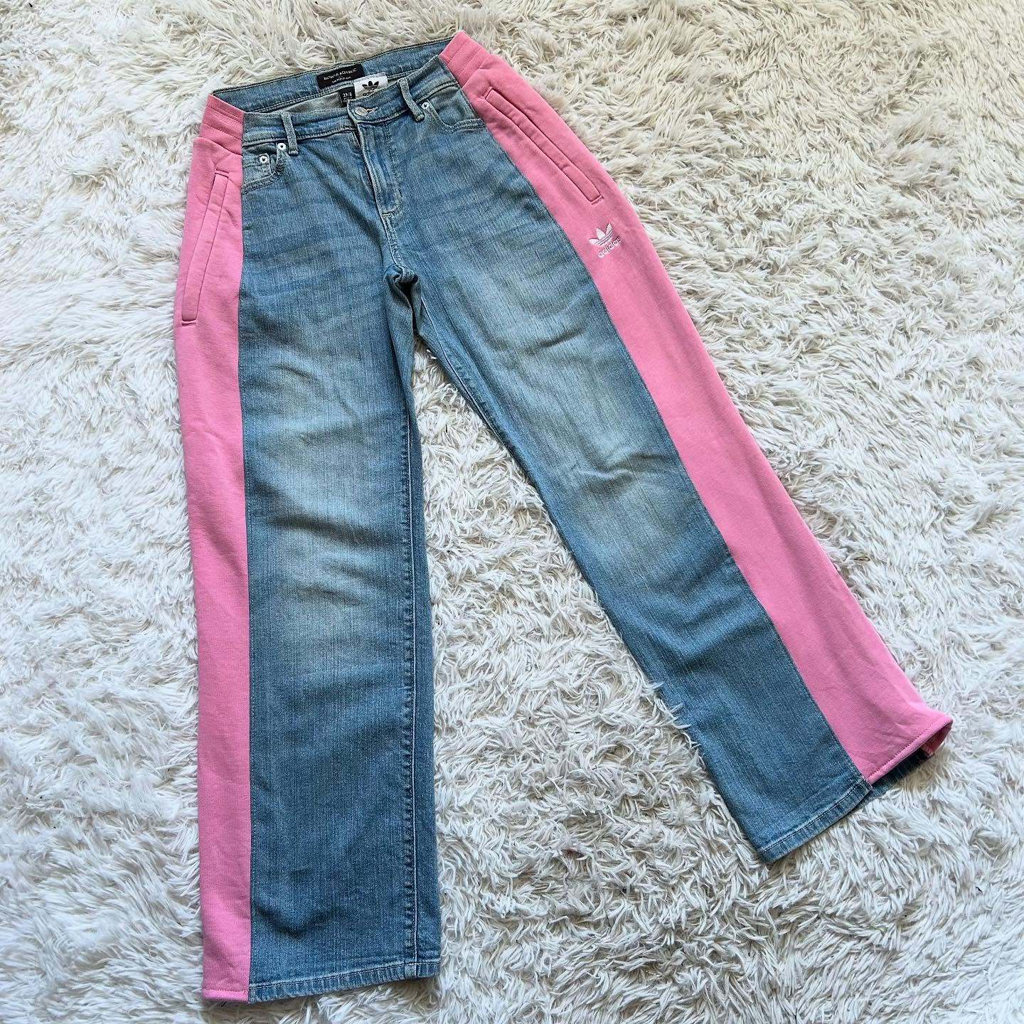 [Copy][Copy][Copy][Copy][Copy][Copy][Copy][Copy][Copy][Copy][Copy][Copy][Copy][Copy][Copy]Wide-leg patchwork high jeans