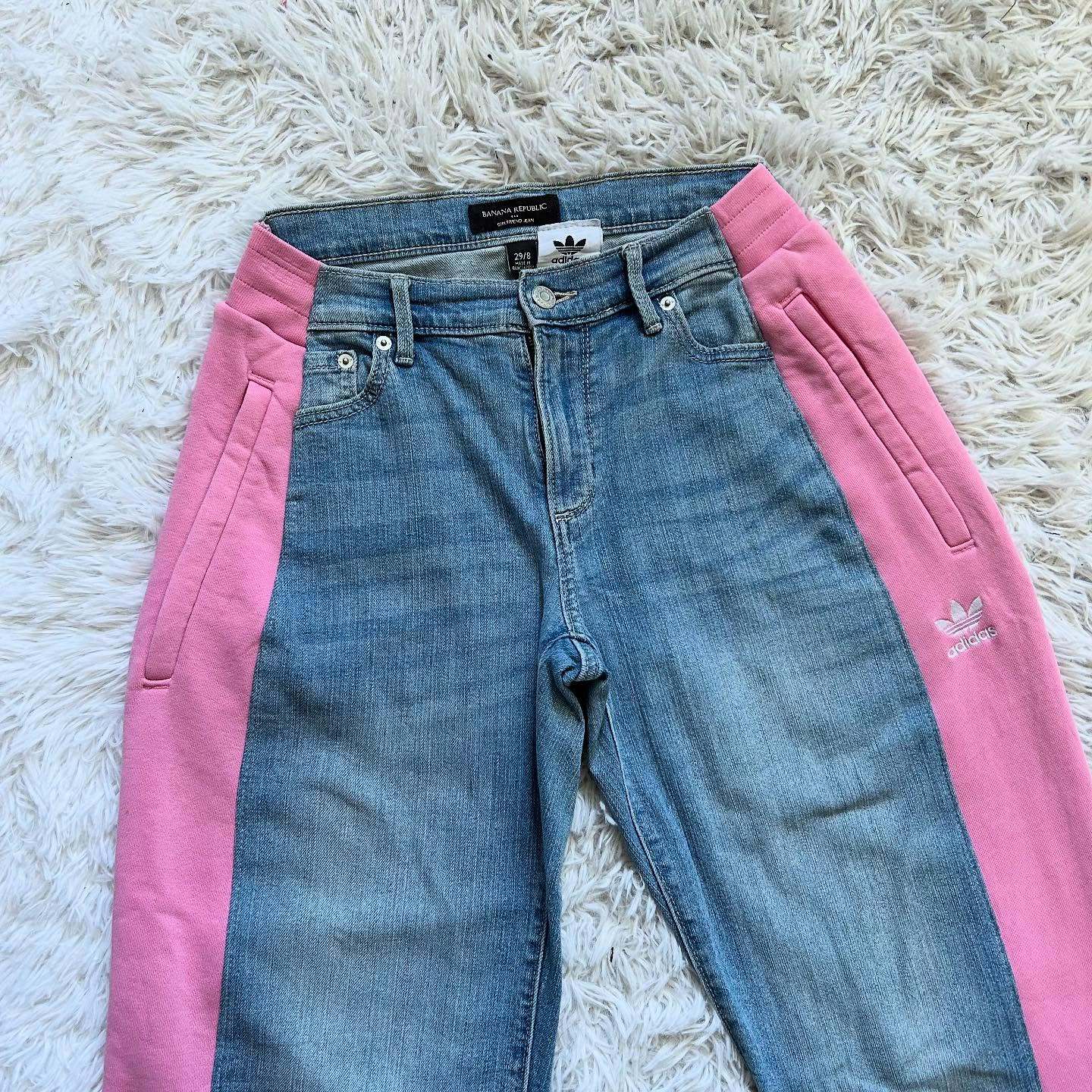 [Copy][Copy][Copy][Copy][Copy][Copy][Copy][Copy][Copy][Copy][Copy][Copy][Copy][Copy][Copy]Wide-leg patchwork high jeans