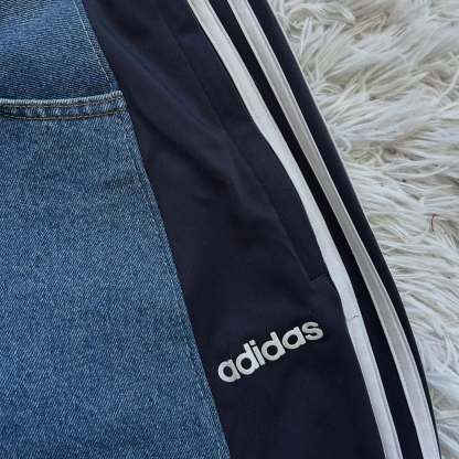 [Copy][Copy][Copy][Copy][Copy][Copy][Copy][Copy][Copy][Copy][Copy][Copy][Copy][Copy][Copy][Copy]Wide-leg patchwork high jeans