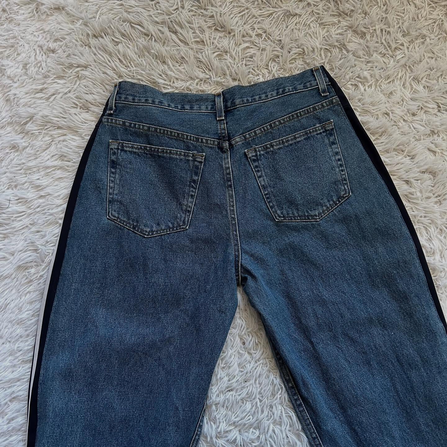 [Copy][Copy][Copy][Copy][Copy][Copy][Copy][Copy][Copy][Copy][Copy][Copy][Copy][Copy][Copy][Copy]Wide-leg patchwork high jeans