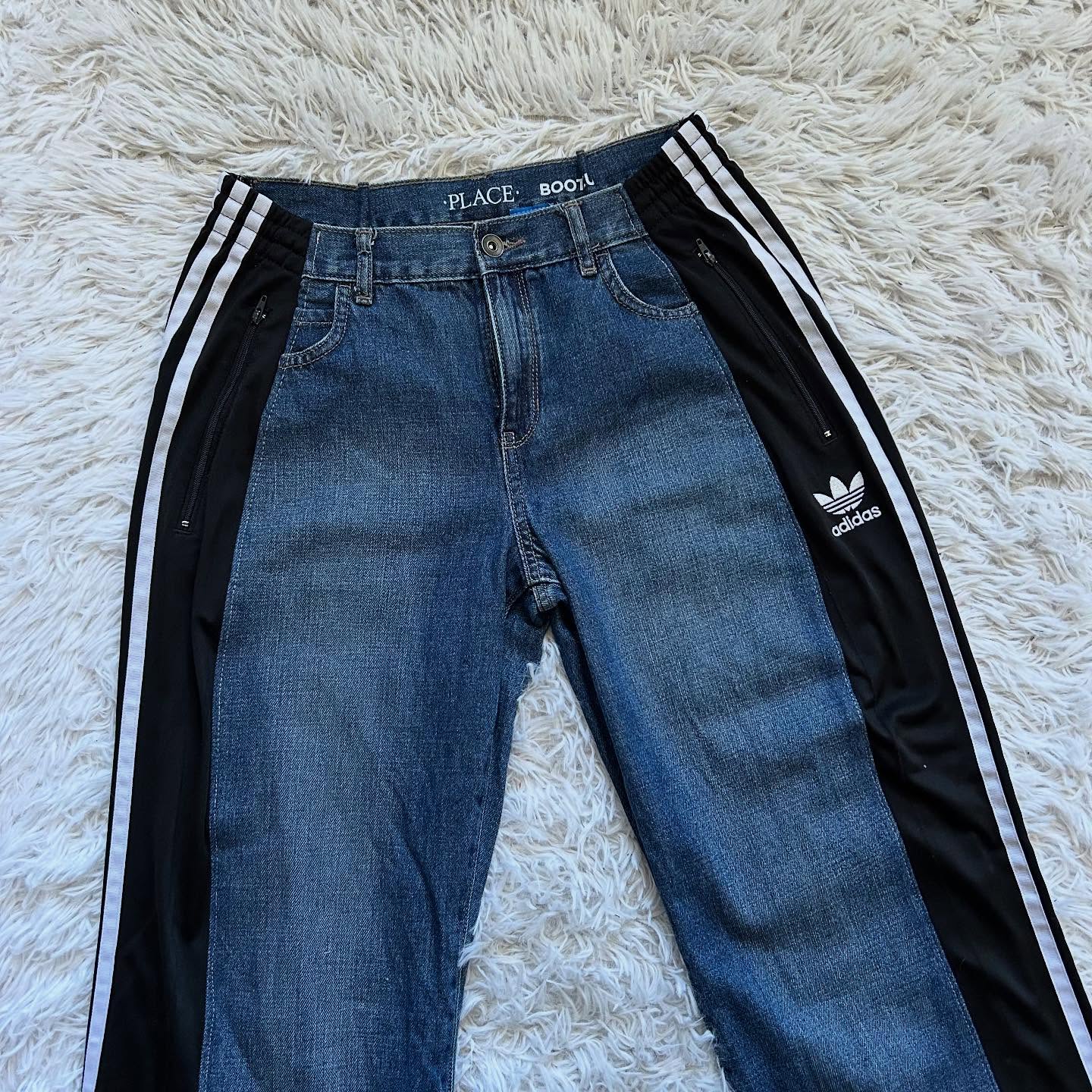 [Copy][Copy][Copy][Copy][Copy][Copy][Copy][Copy][Copy][Copy][Copy][Copy][Copy][Copy][Copy][Copy][Copy][Copy]Wide-leg patchwork high jeans