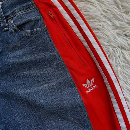 [Copy][Copy][Copy][Copy][Copy][Copy][Copy][Copy][Copy][Copy][Copy][Copy][Copy][Copy][Copy][Copy][Copy][Copy][Copy][Copy]Wide-leg patchwork high jeans