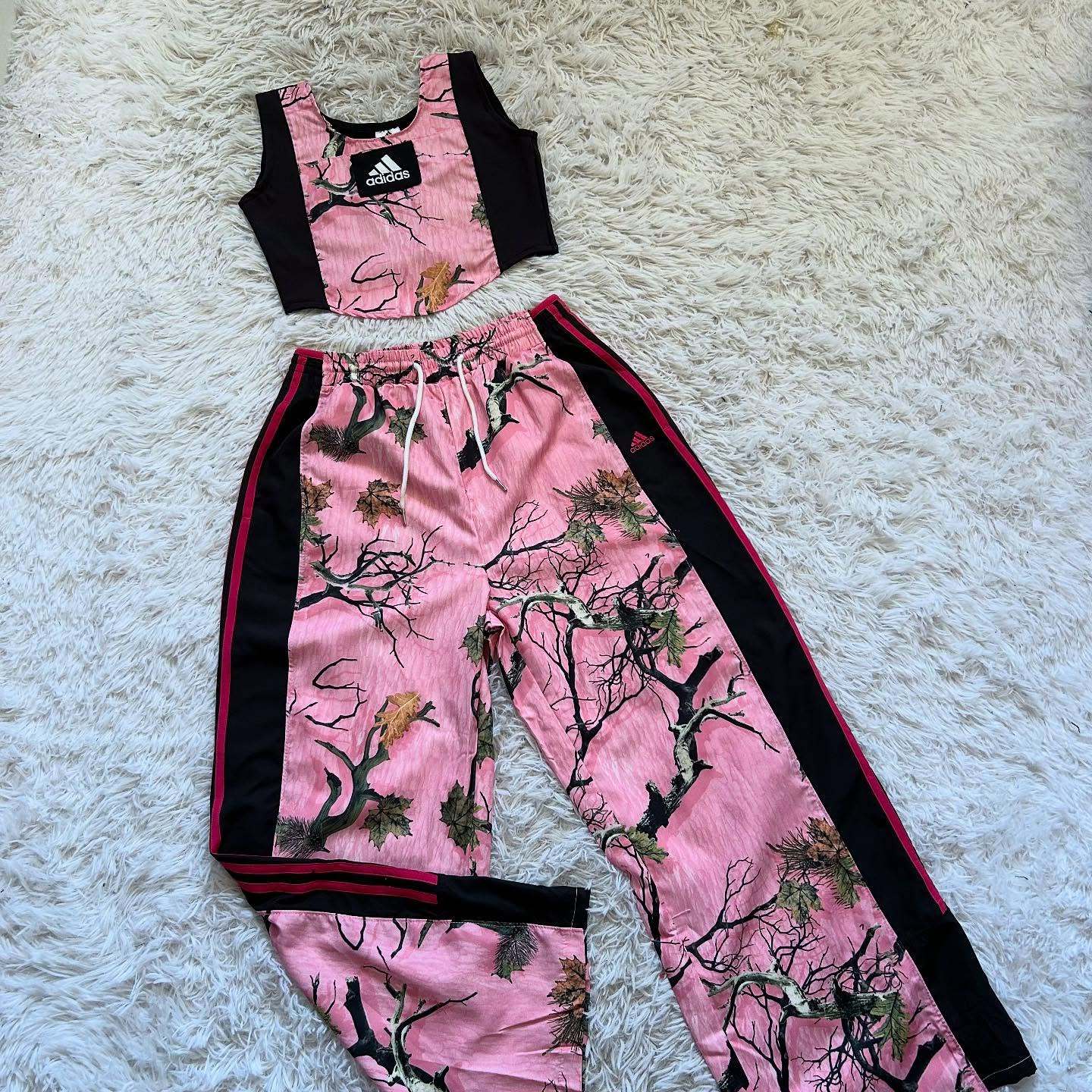 [Copy][Copy][Copy]Wide-leg patchwork pants