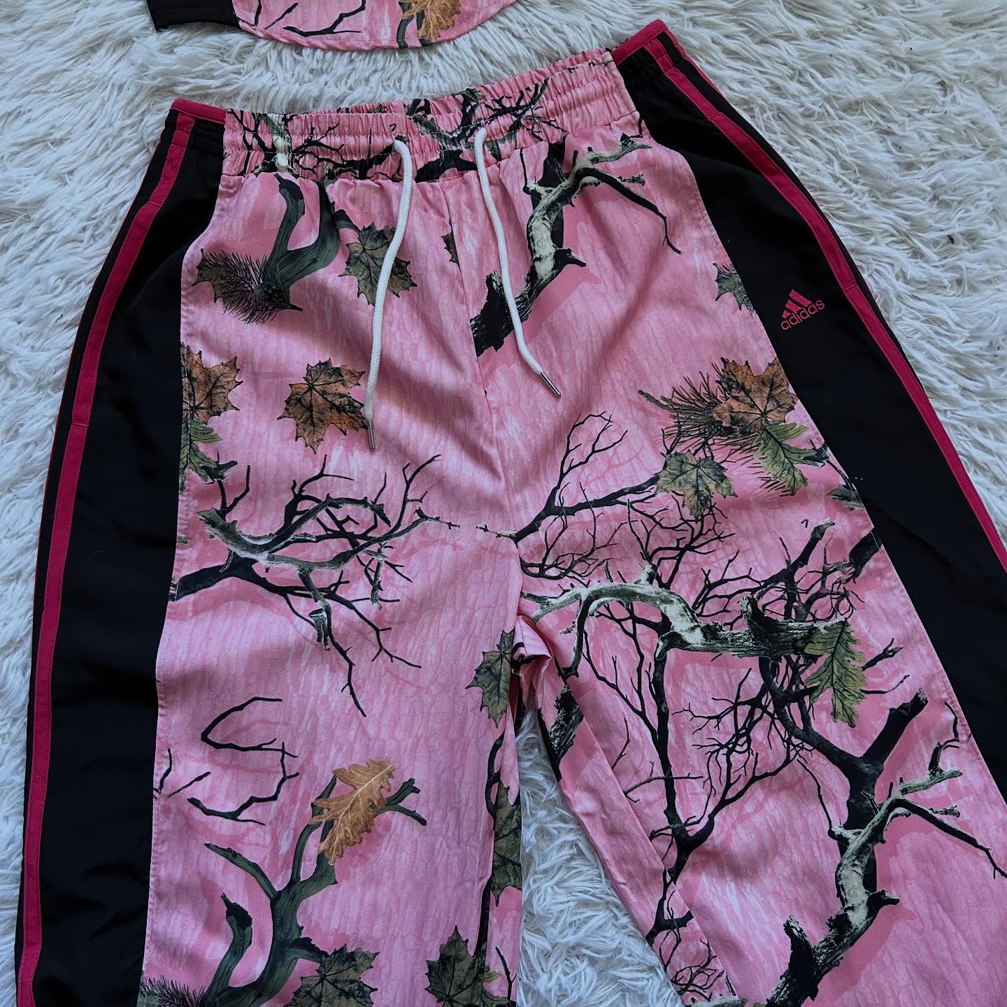 [Copy][Copy][Copy]Wide-leg patchwork pants