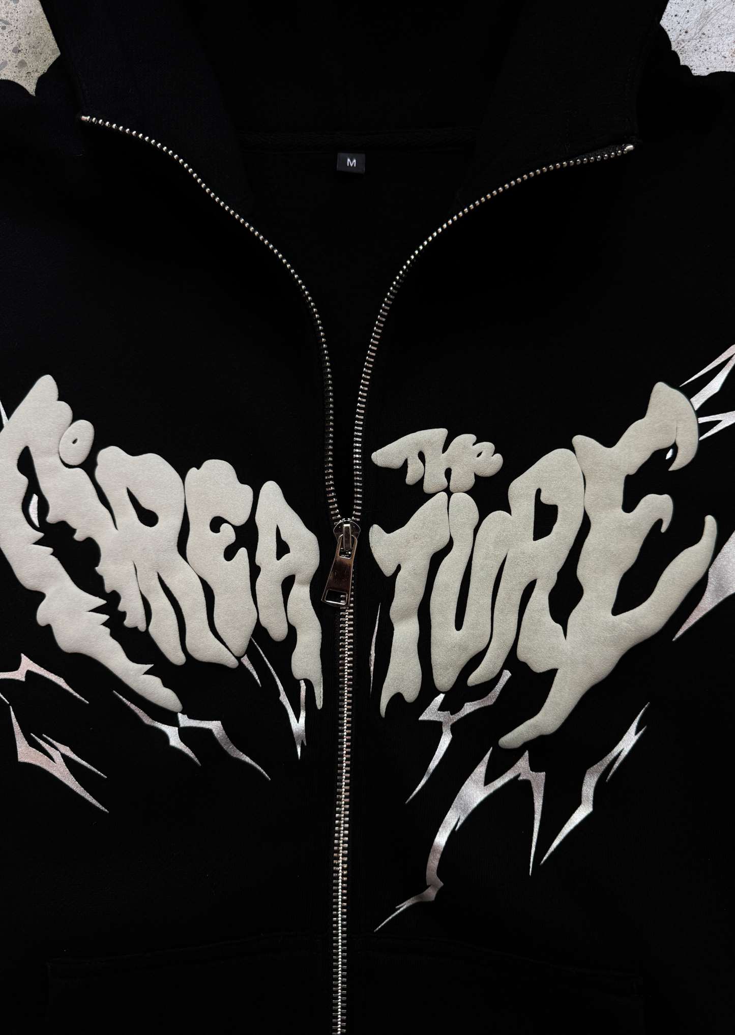 "Creature" Zip-Up Hoodie