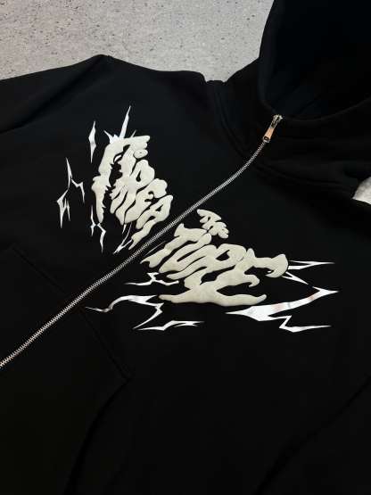 "Creature" Zip-Up Hoodie