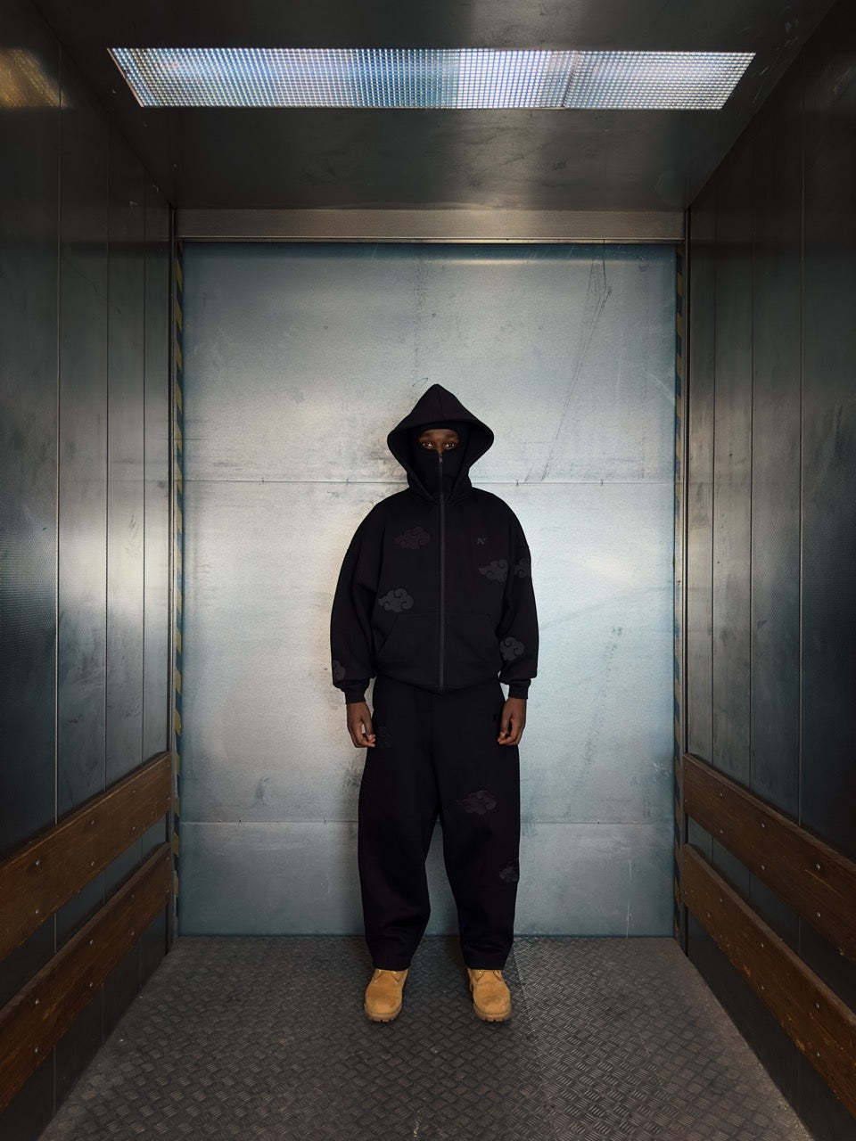 "AKATSUKI CLOUD" BALACLAVA ZIP HOODIE