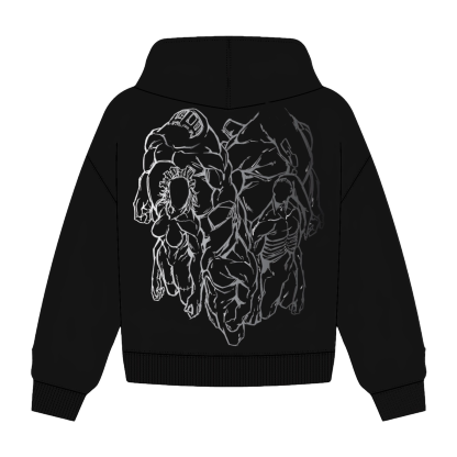 "Creature" Zip-Up Hoodie