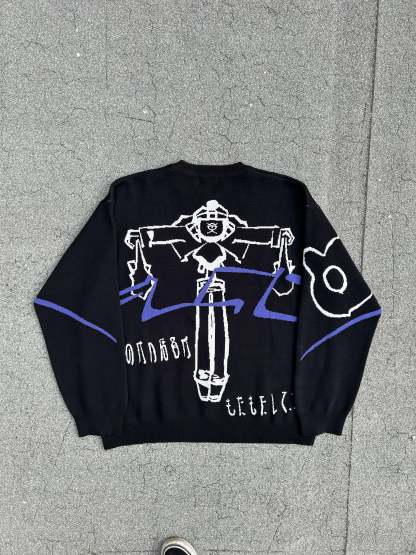 "Revival" Knit Black