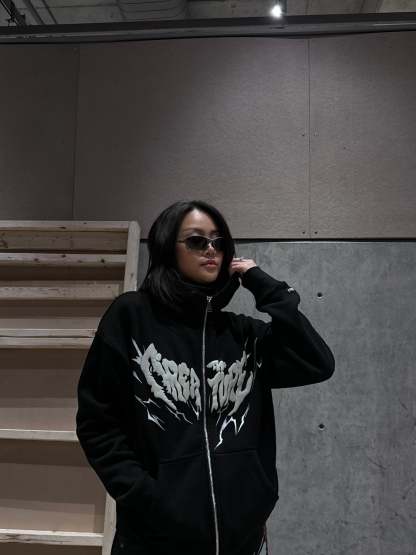 "Creature" Zip-Up Hoodie